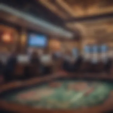 Interactive gaming technology in the casino