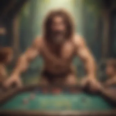 Experience the Thrill of Caveman Keno An engaging view of Caveman Keno game in action