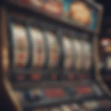 High-Paying Slot Machine Display A close-up of a high-paying slot machine display