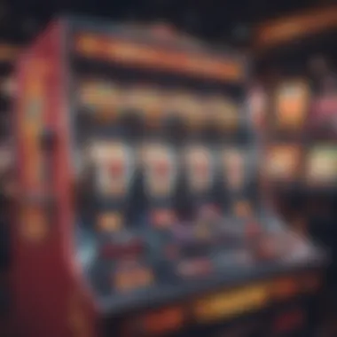 Vibrant Slot Machine Experience A vibrant slot machine with bright colors and dynamic gameplay