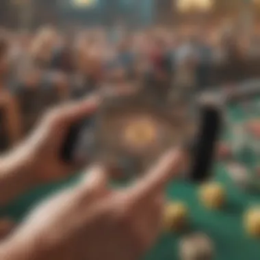 Mobile Engagement Growth in Lottery Participation Graphical representation of increasing mobile engagement in lottery