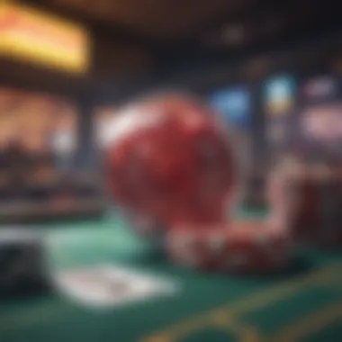 Ensuring Security in Online Gambling A secure online betting environment illustration